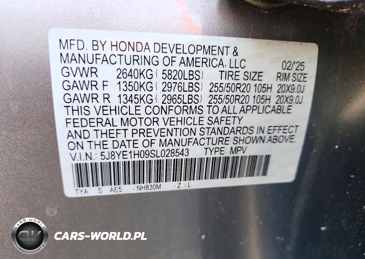 2025 Acura Mdx A-Spec VIN:5J8YE1H09SL028543 - 13