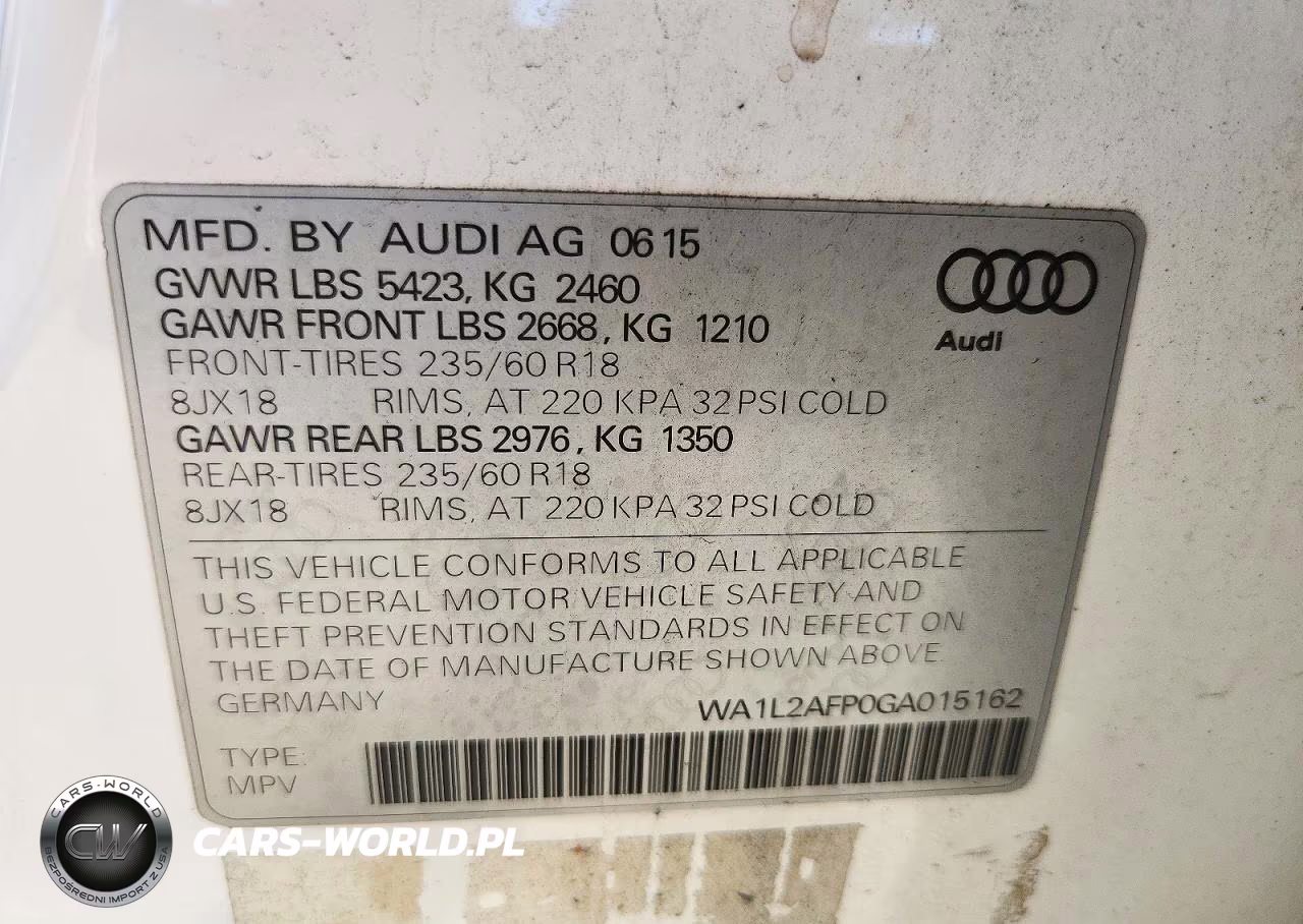 2016 Audi Q5 Premium Plus VIN:WA1L2AFP0GA015162 - 13