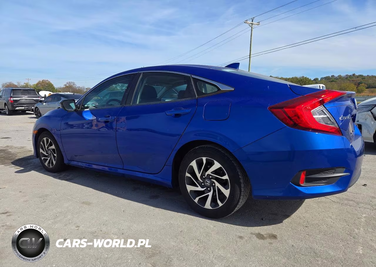 2017 Honda Civic Ex VIN:19XFC2F71HE072443 - 2