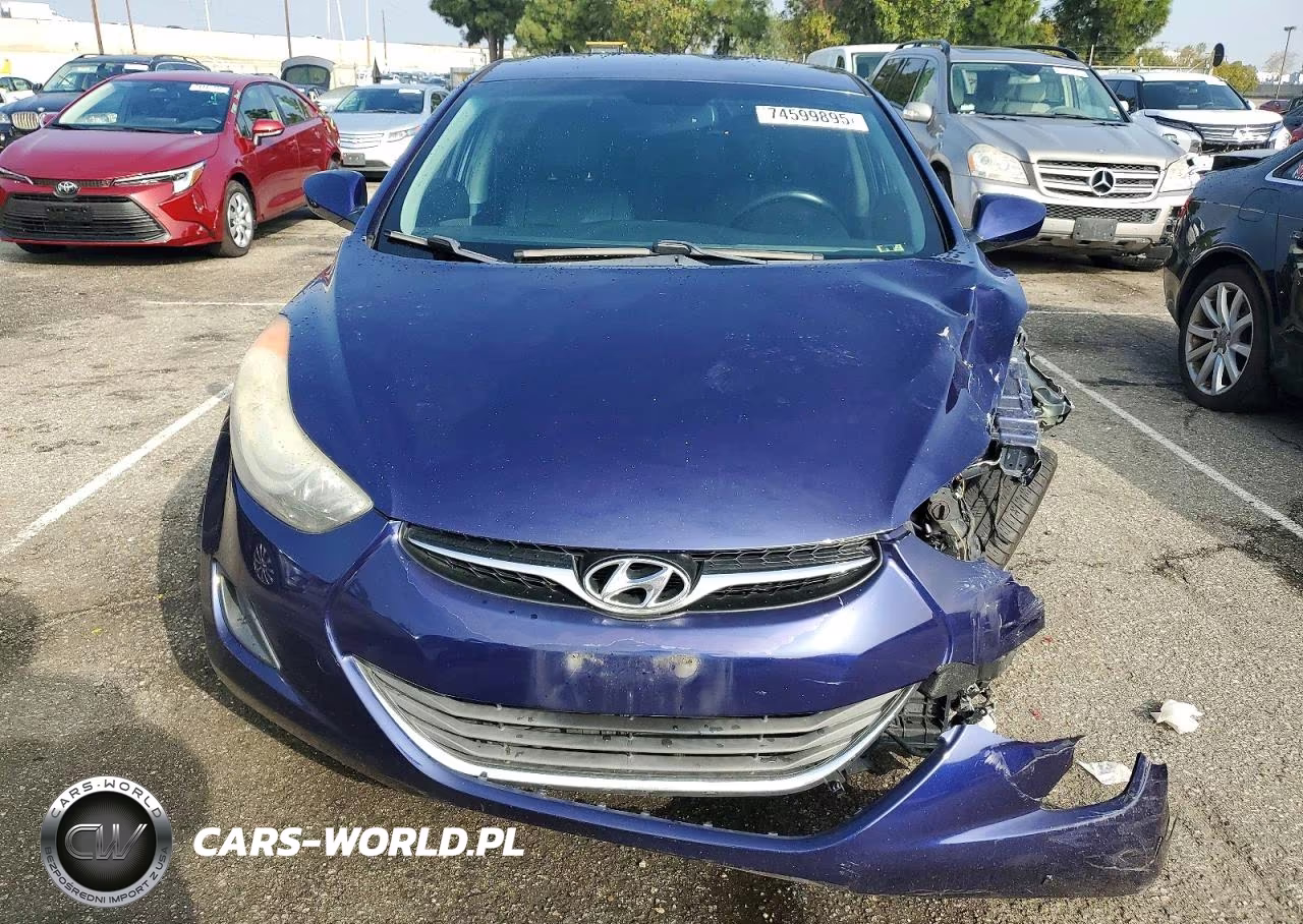 2013 Hyundai Elantra Gls VIN:5NPDH4AE4DH244612 - 5