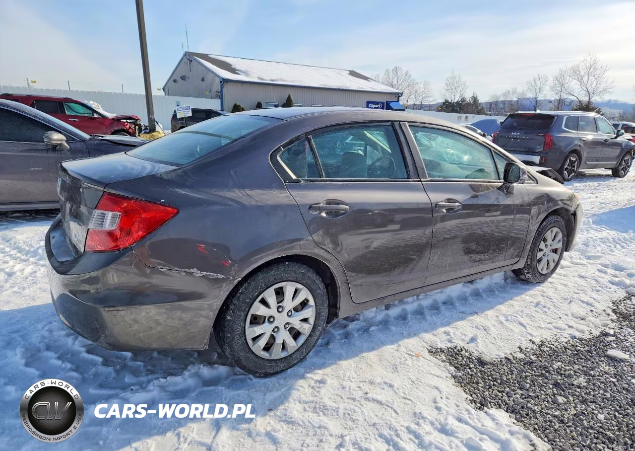 2012 Honda Civic Lx VIN:19XFB2F5XCE089249 - 3