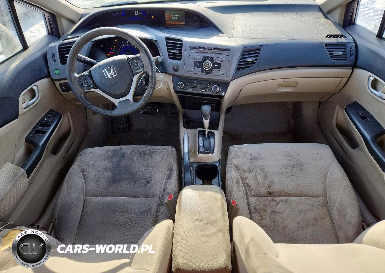 2012 Honda Civic Lx VIN:19XFB2F5XCE089249 - 8
