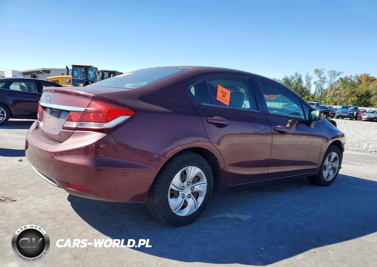 2015 Honda Civic Lx VIN:19XFB2F54FE067025 - 3
