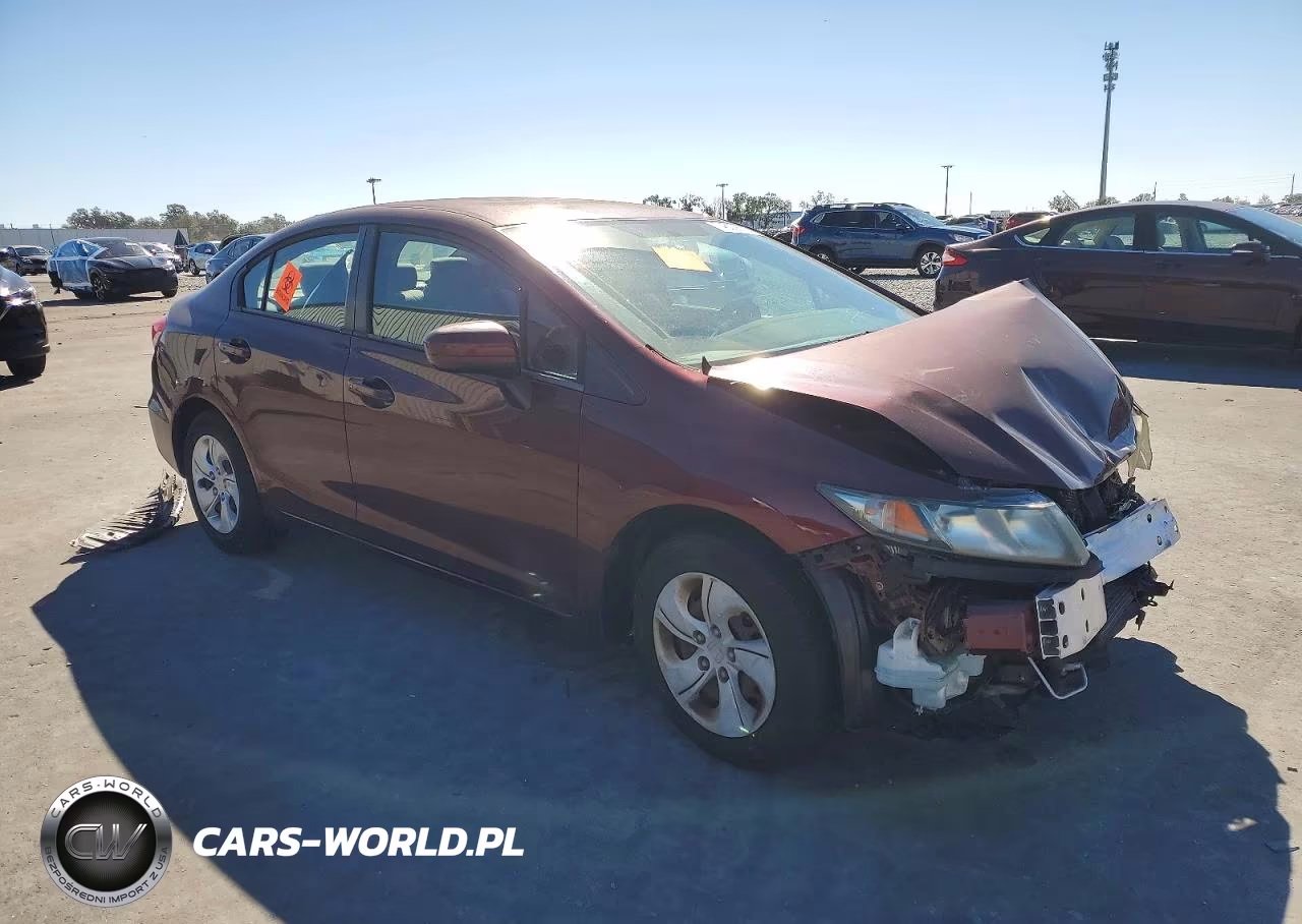 2015 Honda Civic Lx VIN:19XFB2F54FE067025 - 4