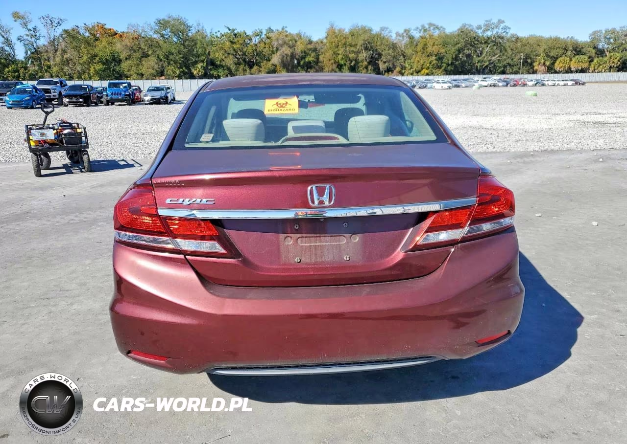 2015 Honda Civic Lx VIN:19XFB2F54FE067025 - 6