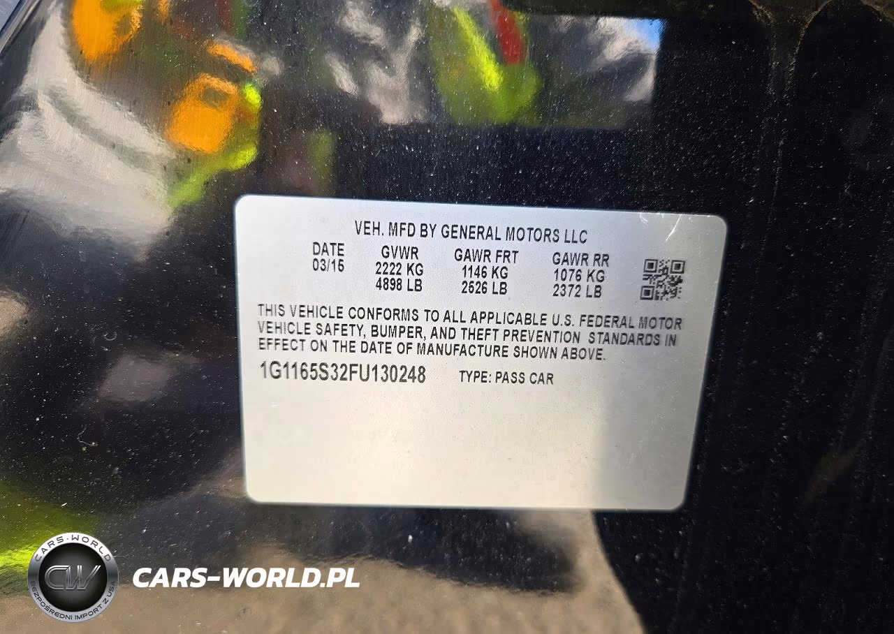 2015 Chevrolet Impala Ltz VIN:1G1165S32FU130248 - 13