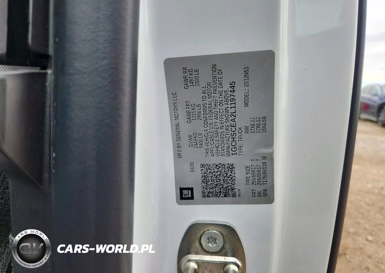 2020 Chevrolet Colorado Lt VIN:1GCHSCEA2L1197445 - 12