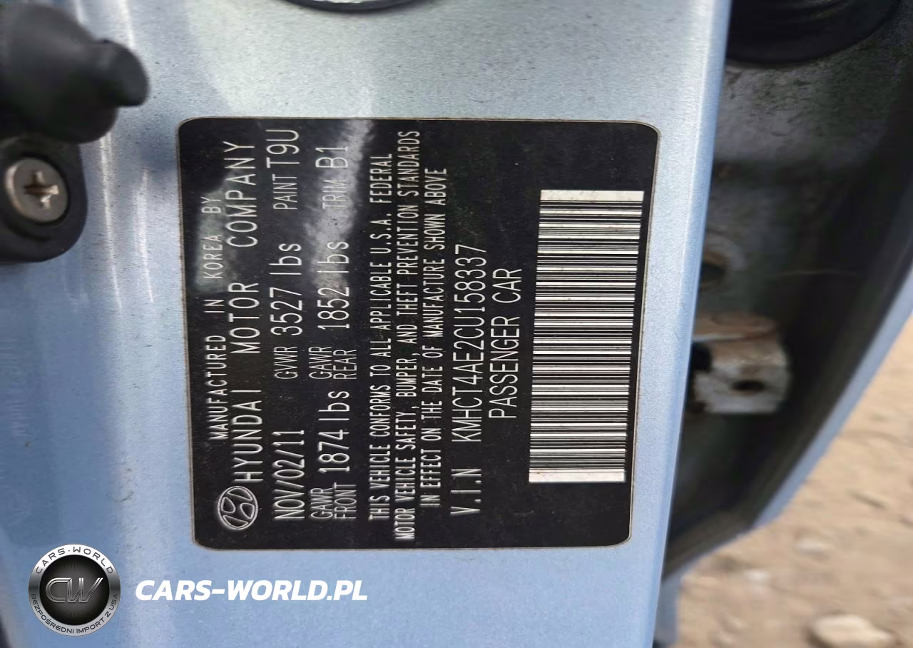 2012 Hyundai Accent Gls VIN:KMHCT4AE2CU158337 - 12