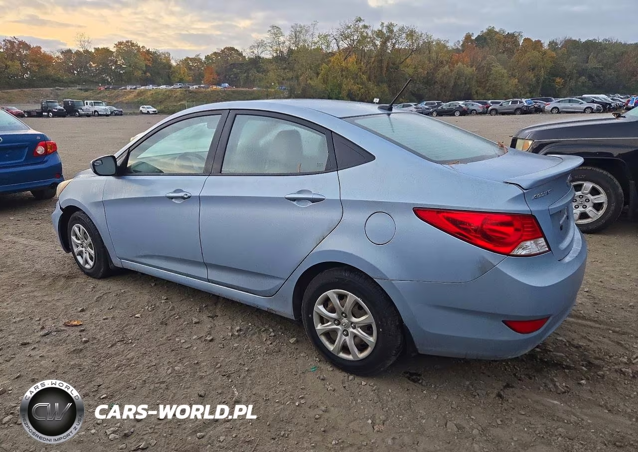 2012 Hyundai Accent Gls VIN:KMHCT4AE2CU158337 - 2