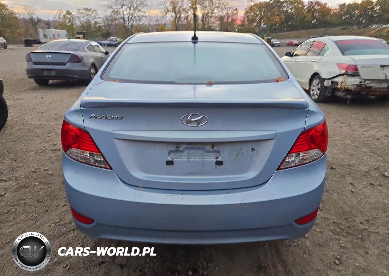 2012 Hyundai Accent Gls VIN:KMHCT4AE2CU158337 - 6
