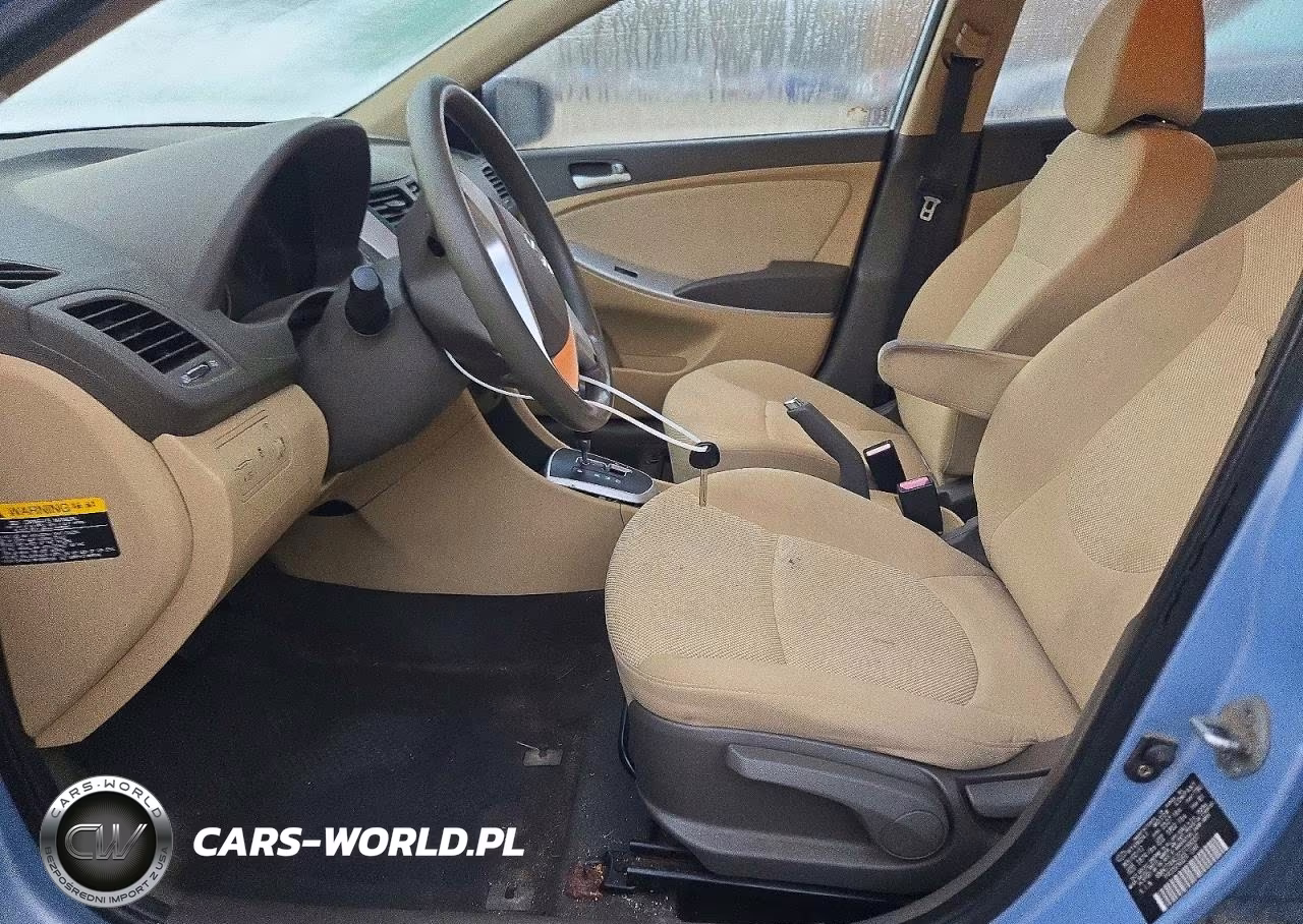 2012 Hyundai Accent Gls VIN:KMHCT4AE2CU158337 - 7