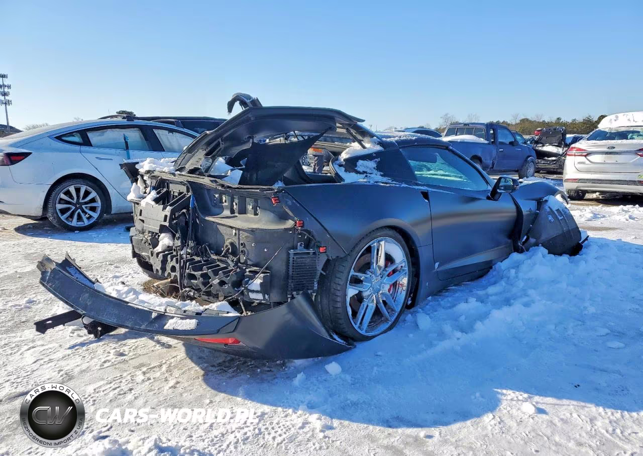 2014 Chevrolet Corvette Stingray Z51 3Lt VIN:1G1YL2D76E5102189 - 3