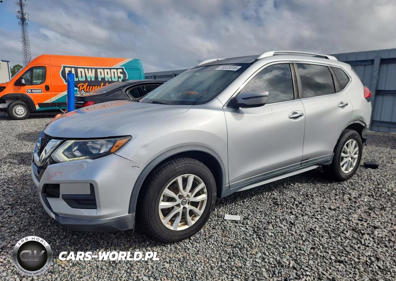 2017 Nissan Rogue Sv VIN:KNMAT2MT9HP504819 - 1
