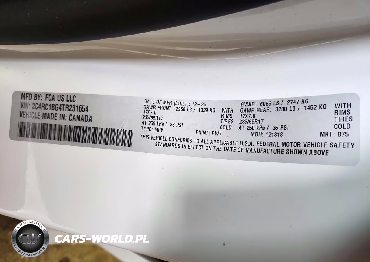 2026 Chrysler Pacifica Select VIN:2C4RC1BG4TR231654 - 13