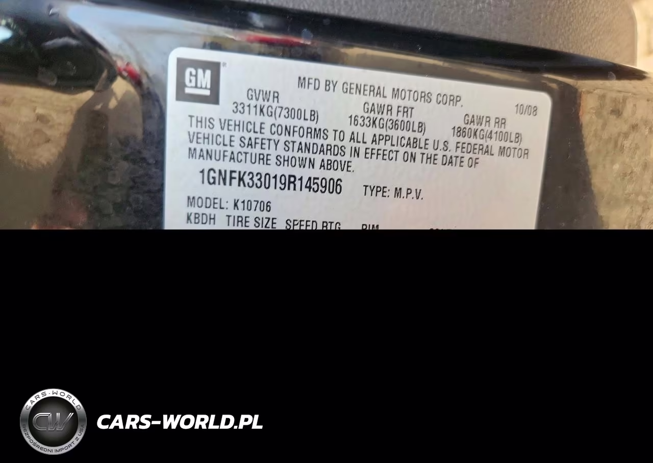 2009 Chevrolet Tahoe K1500 Ltz VIN:1GNFK33019R145906 - 13