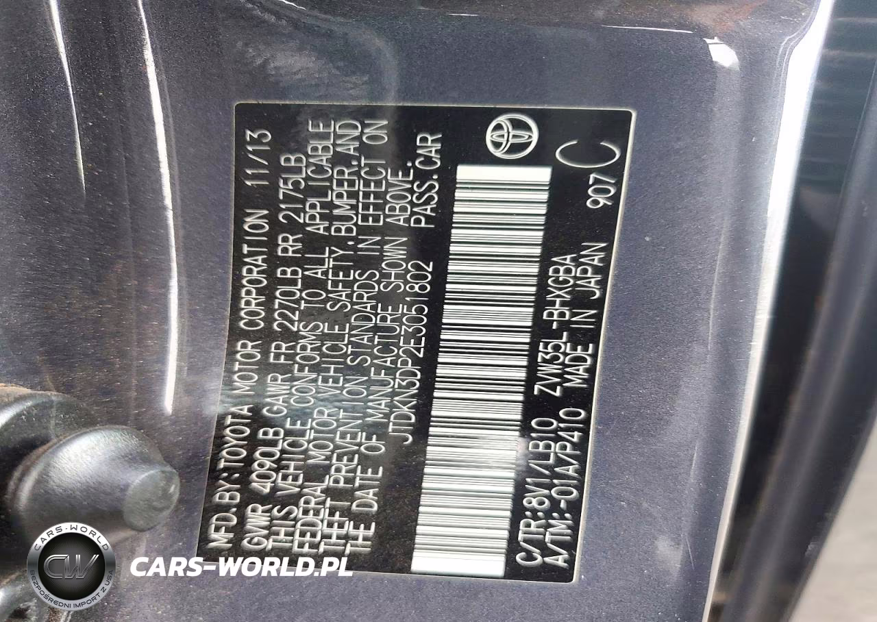 2014 Toyota Prius Plug-In Hybrid Advanced VIN:JTDKN3DP2E3051802 - 13