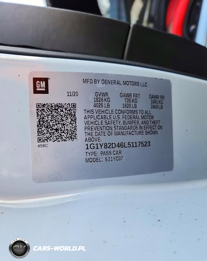 2020 Chevrolet Corvette Stingray 3Lt VIN:1G1Y82D46L5117523 - 12