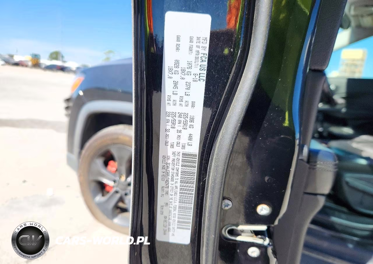 2018 Jeep Compass Latitude VIN:3C4NJCBB5JT462478 - 13