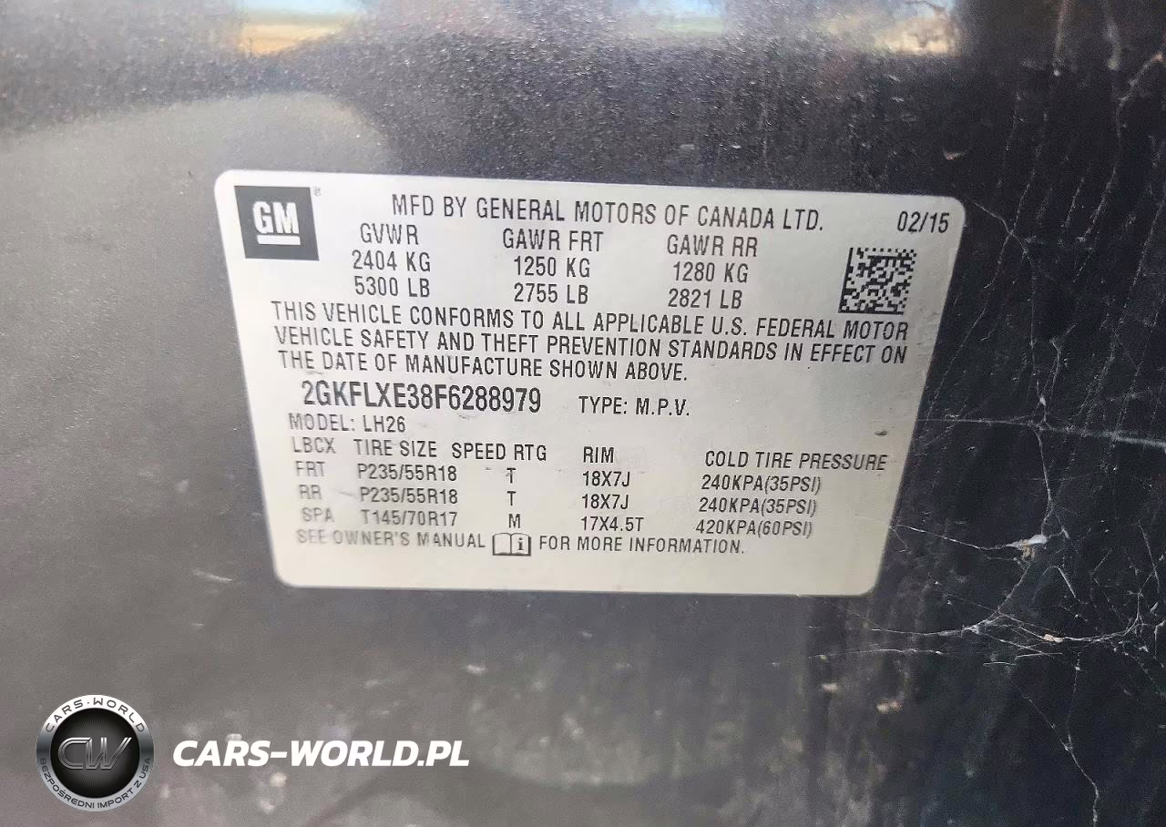 2015 GMC Terrain Slt VIN:2GKFLXE38F6288979 - 12