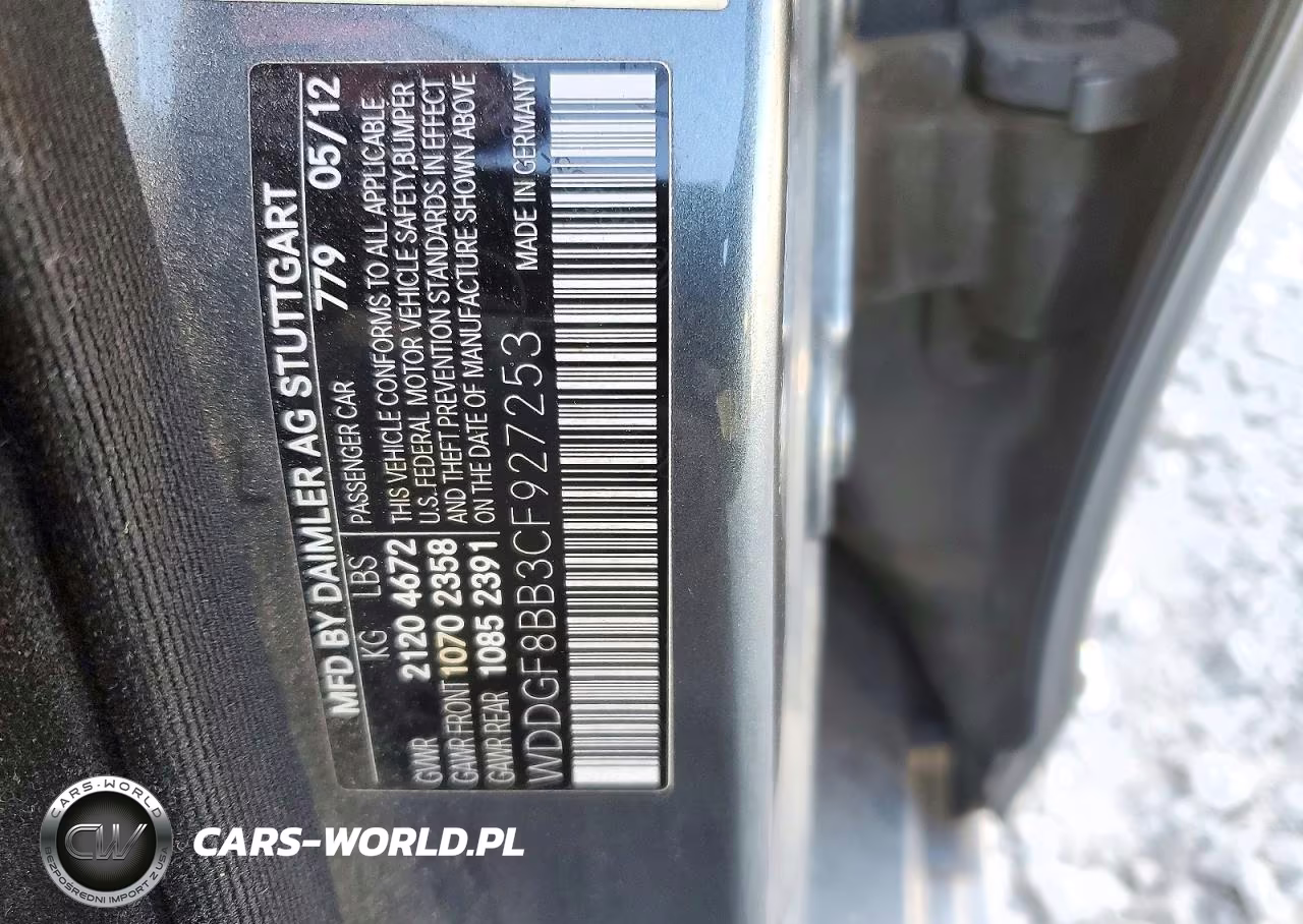 2012 Mercedes-Benz C 300 4Matic VIN:WDDGF8BB3CF927253 - 12