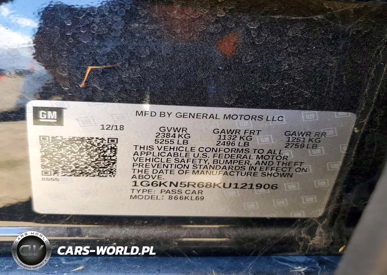 2019 Cadillac Ct6 Sport VIN:1G6KN5R68KU121906 - 12
