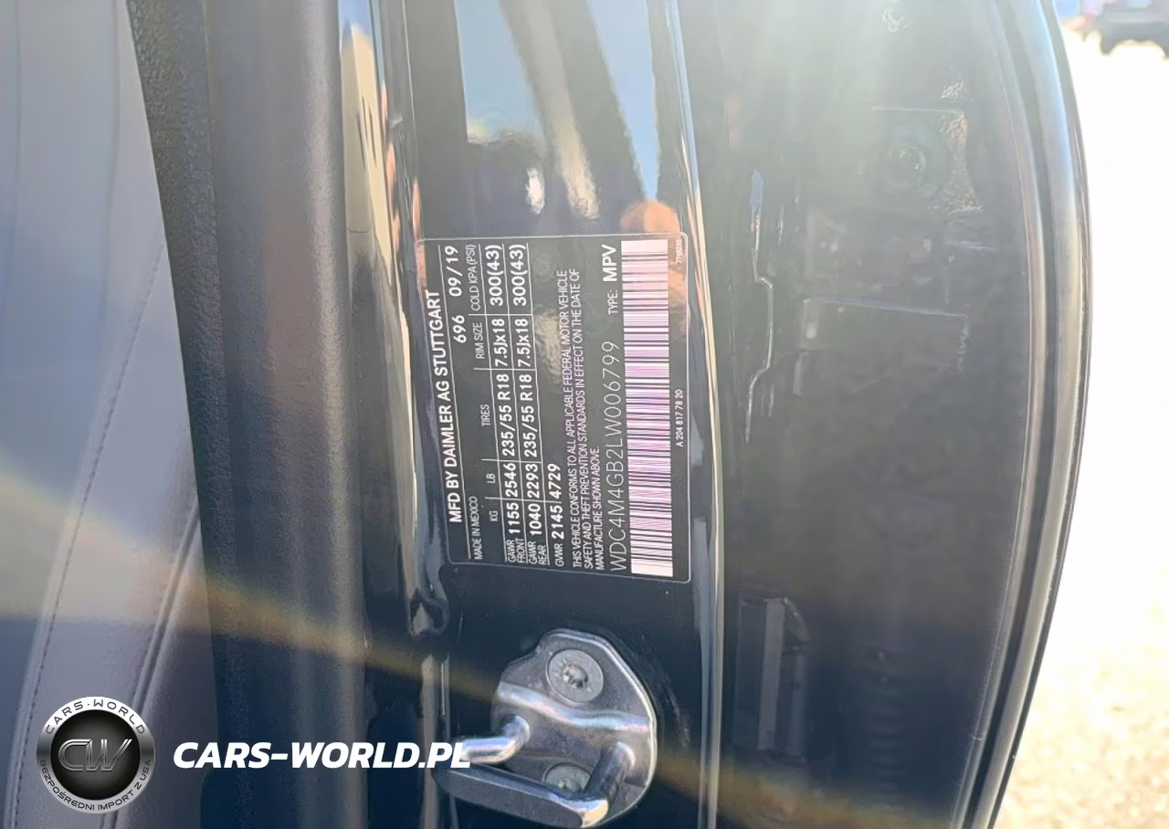 2020 Mercedes-Benz Glb 250 VIN:WDC4M4GB2LW006799 - 10