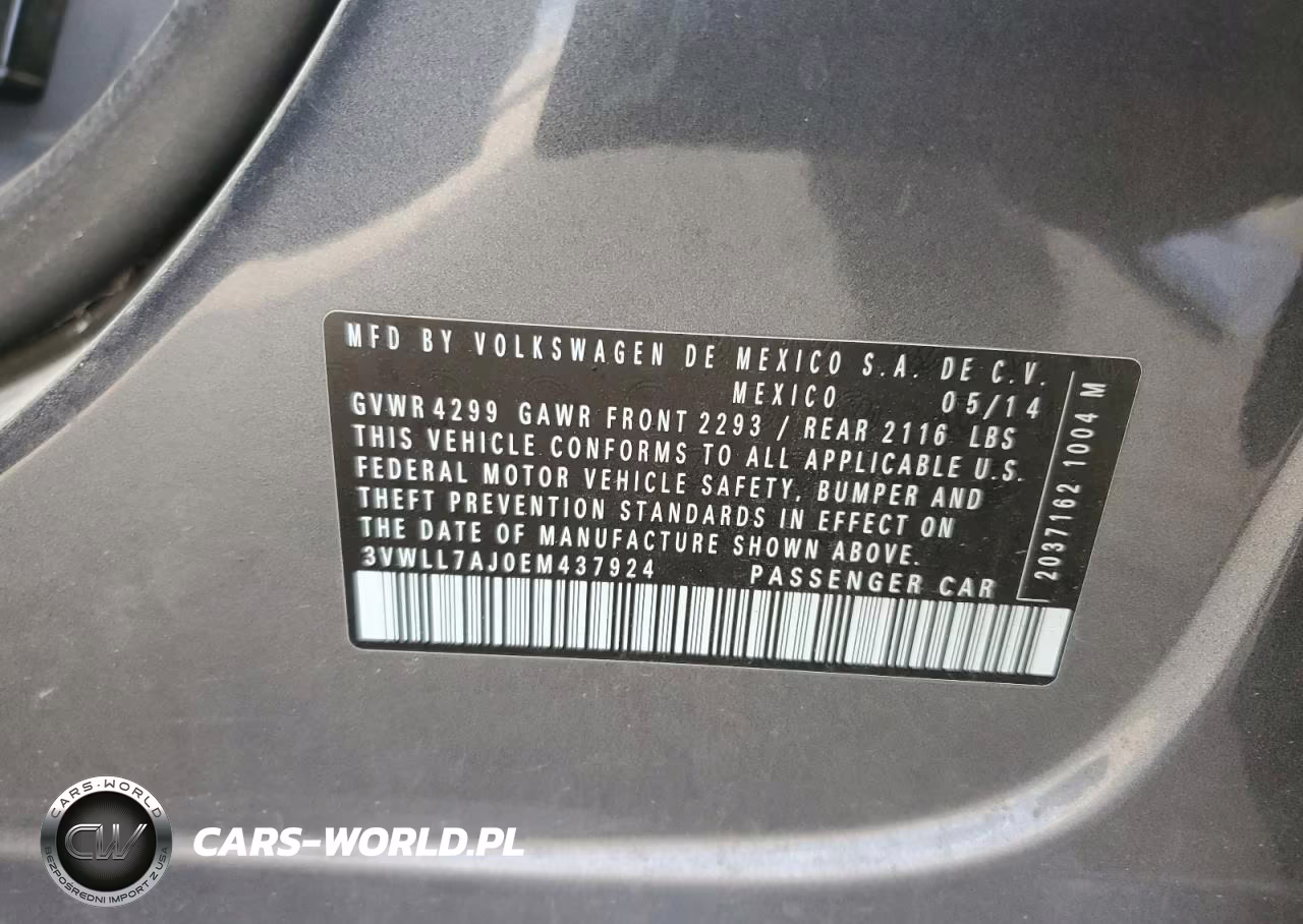 2014 Volkswagen Jetta Tdi VIN:3VWLL7AJ0EM437924 - 12