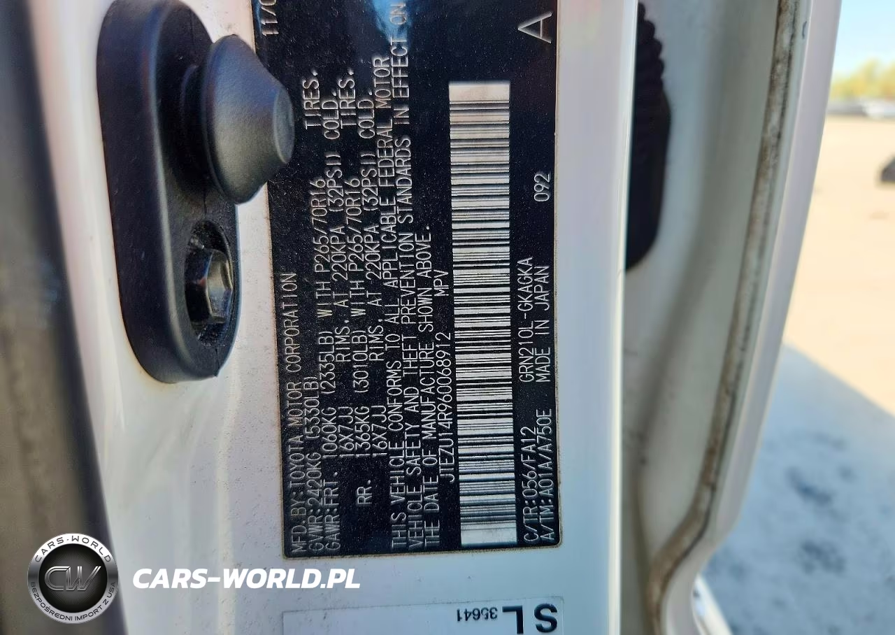 2006 Toyota 4Runner Sr5 VIN:JTEZU14R960068912 - 13