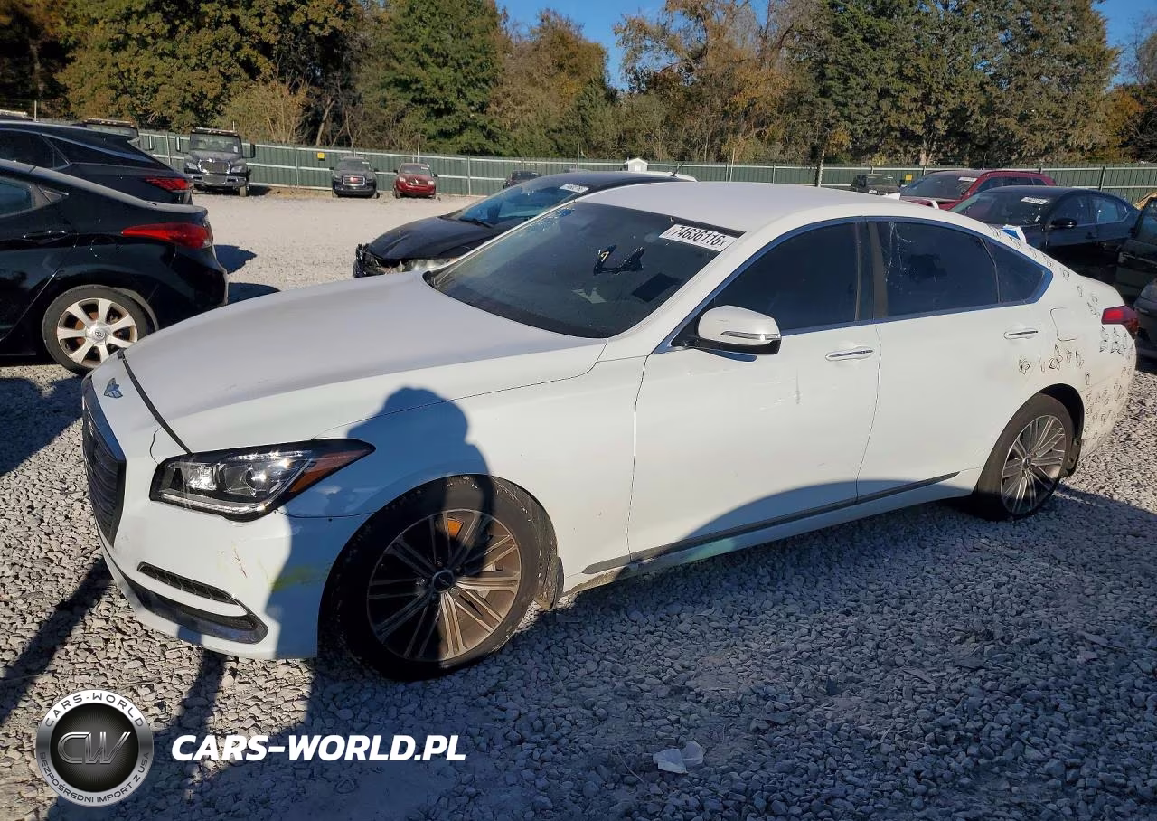 2018 Genesis G80 3.8 VIN:KMHGN4JE0JU224022 - 1