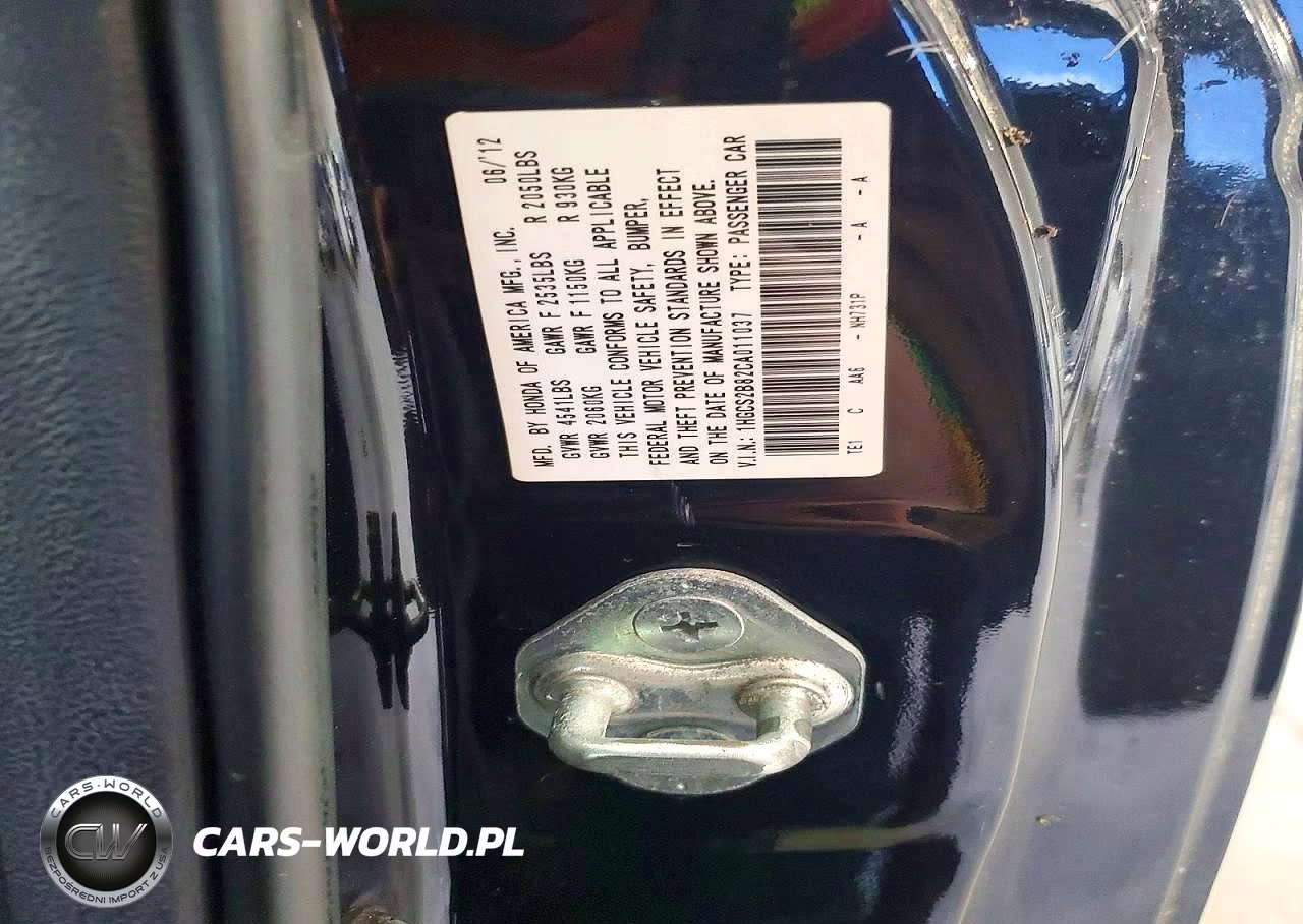 2012 Honda Accord Exl VIN:XHGCS2B82CA011037 - 13