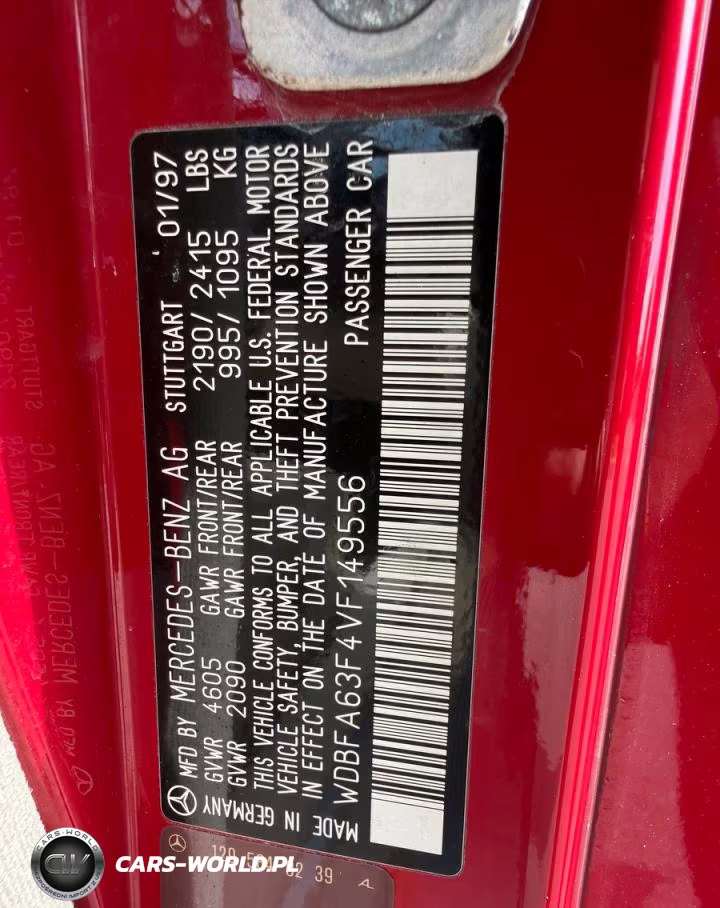 1997 Mercedes-Benz Sl 320 VIN:WDBFA63F4VF149556 - 10