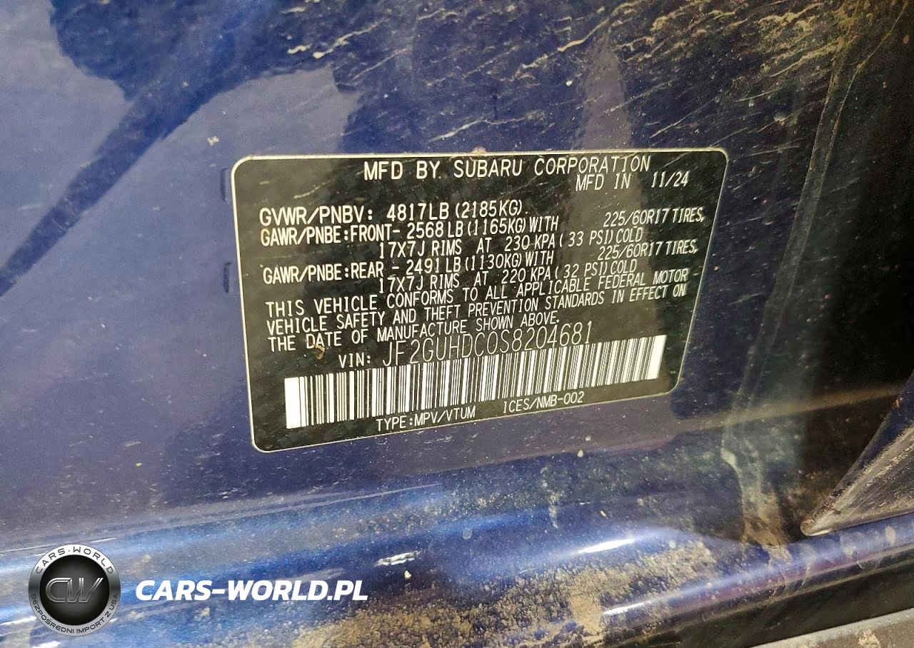 2025 Subaru Crosstrek Premium VIN:JF2GUHDC0S8204681 - 13