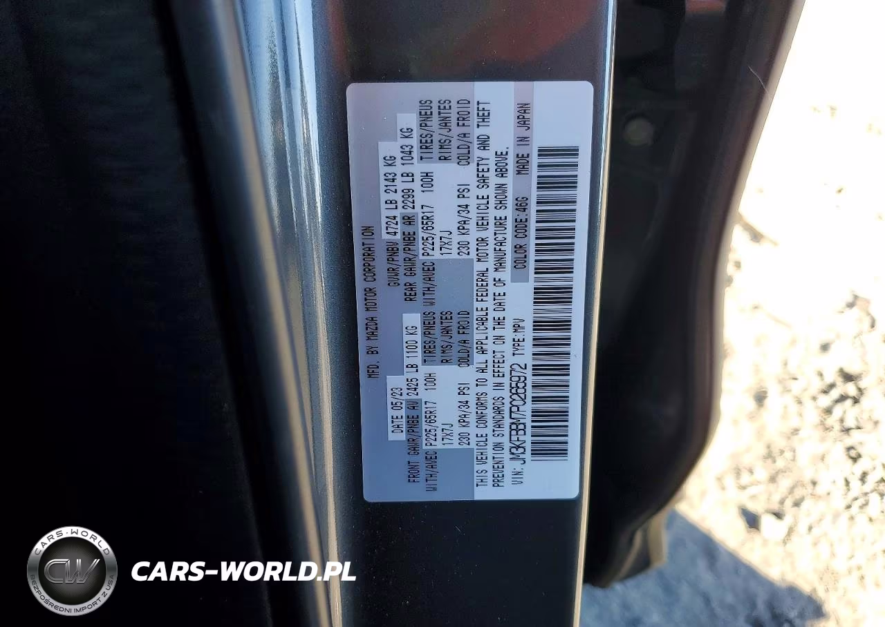 2023 Mazda Cx-5 Select VIN:JM3KFBBM7P0265972 - 14
