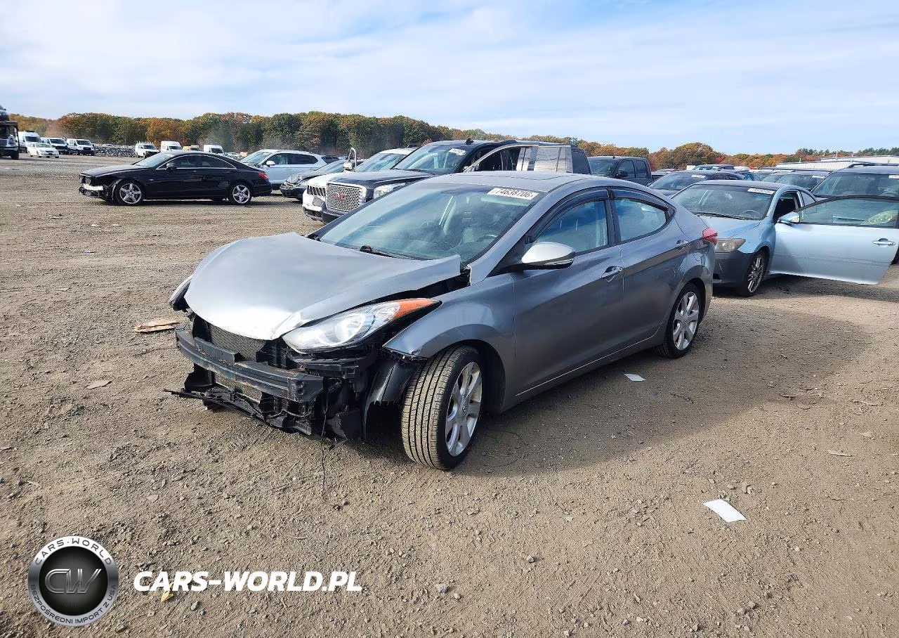2011 Hyundai Elantra Limited VIN:KMHDH4AE2BU098306 - 1