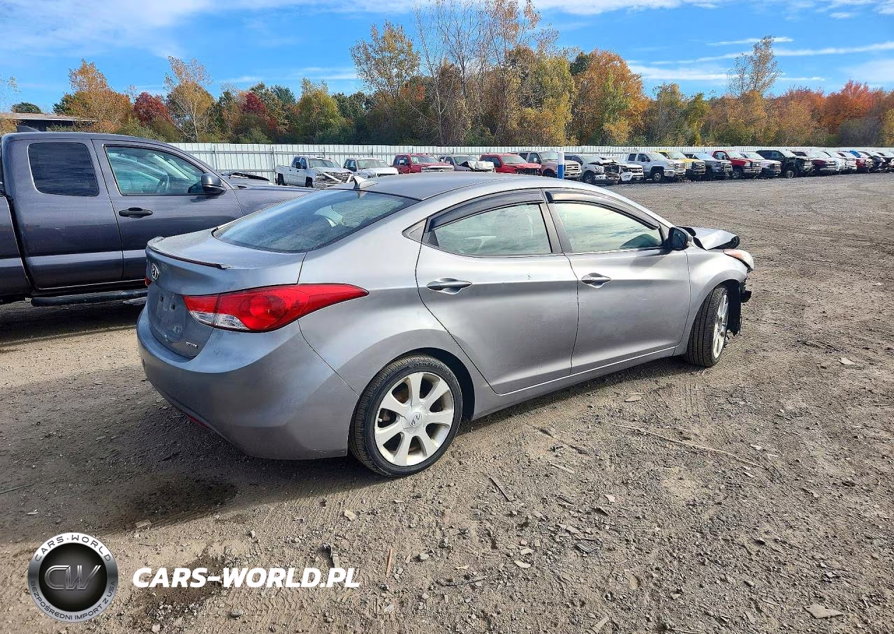 2011 Hyundai Elantra Limited VIN:KMHDH4AE2BU098306 - 3