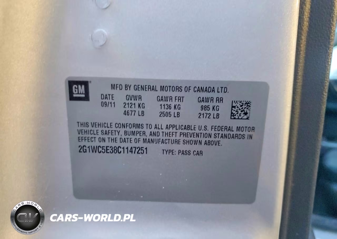 2012 Chevrolet Impala Ltz VIN:2G1WC5E38C1147251 - 12