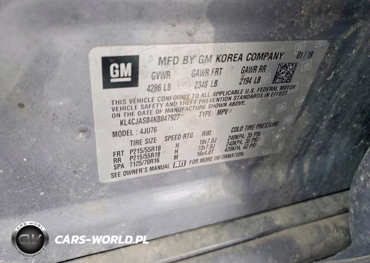 2019 Buick Encore Preferred VIN:KL4CJASB4KB847927 - 12