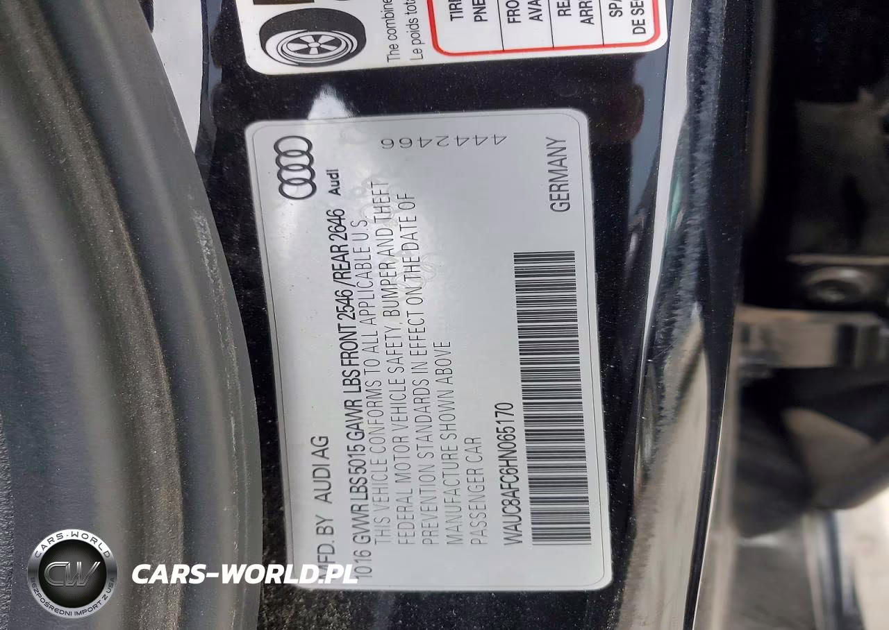 2017 Audi A6 Premium VIN:WAUC8AFC6HN065170 - 12