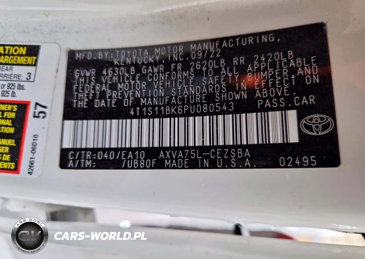 2023 Toyota Camry Se Night Shade VIN:4T1S11BK6PU080543 - 12