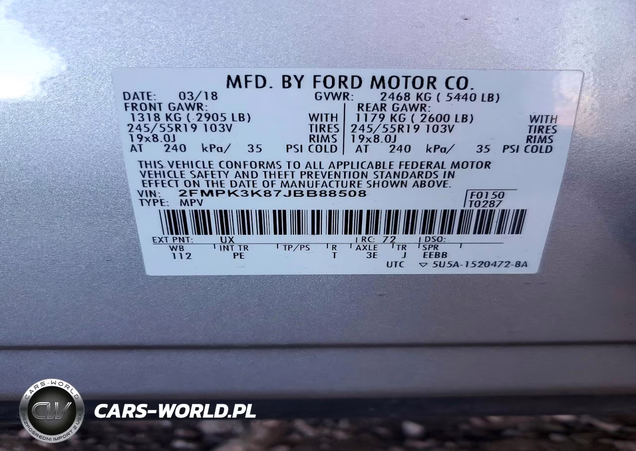 2018 Ford Edge Titanium VIN:2FMPK3K87JBB88508 - 13