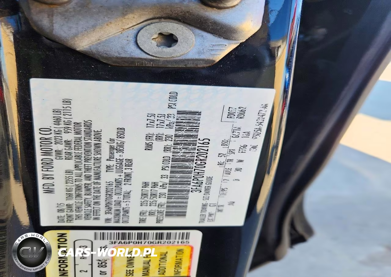 2016 Ford Fusion Se VIN:3FA6P0H70GR202165 - 12