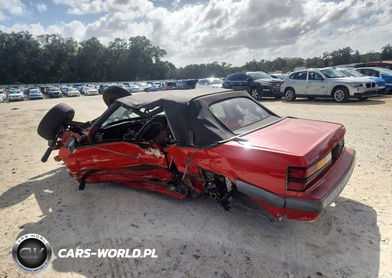 1985 Ford Mustang Lx VIN:1FABP27M5FF151436 - 2