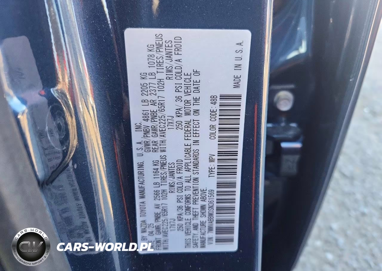 2025 Mazda Cx50 Preferred VIN:7MMVABBM0SN361569 - 14