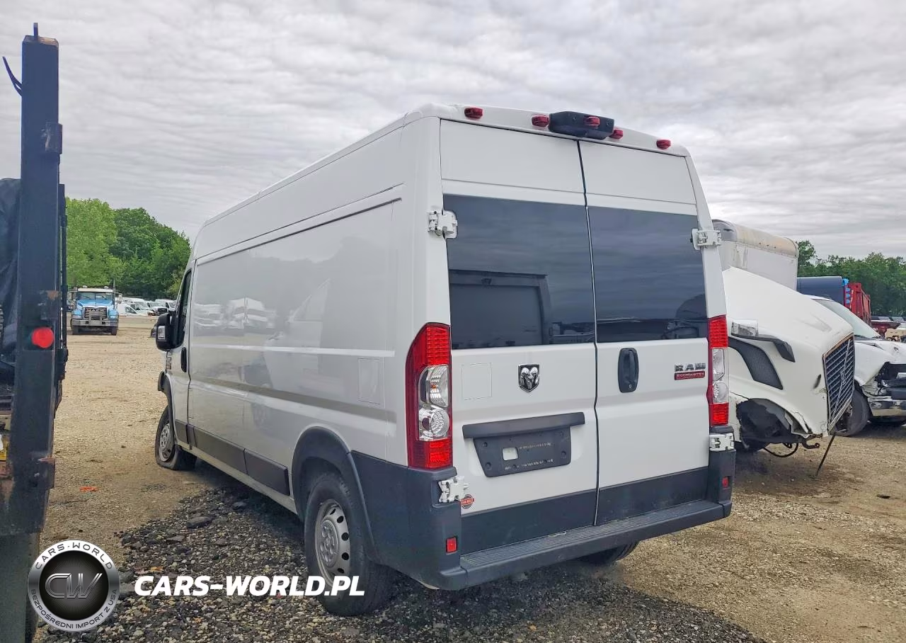 2022 Ram Promaster 2500 High Roof 159 Wb VIN:3C6LRVDGXNE125343 - 2