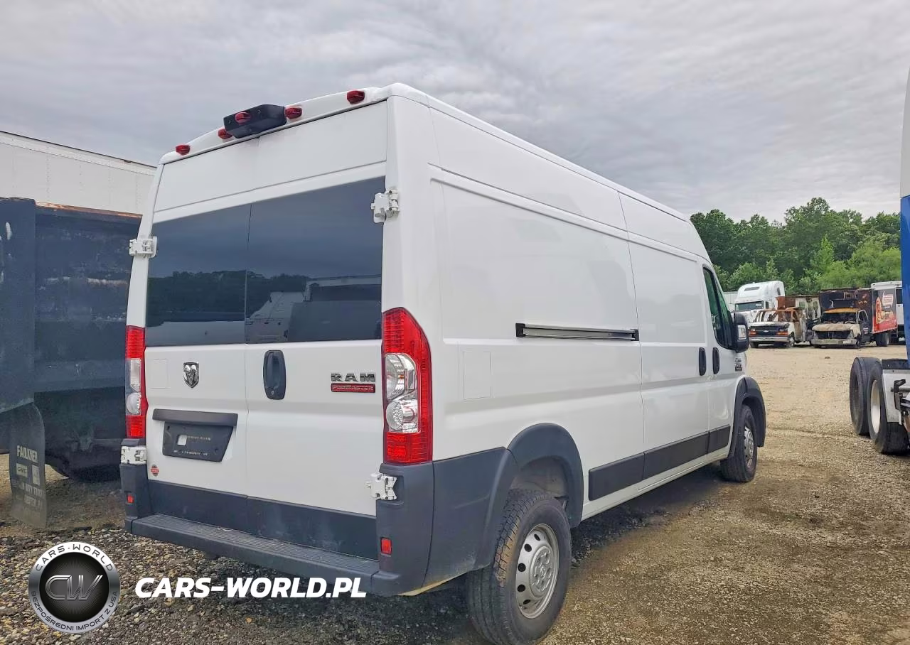 2022 Ram Promaster 2500 High Roof 159 Wb VIN:3C6LRVDGXNE125343 - 3