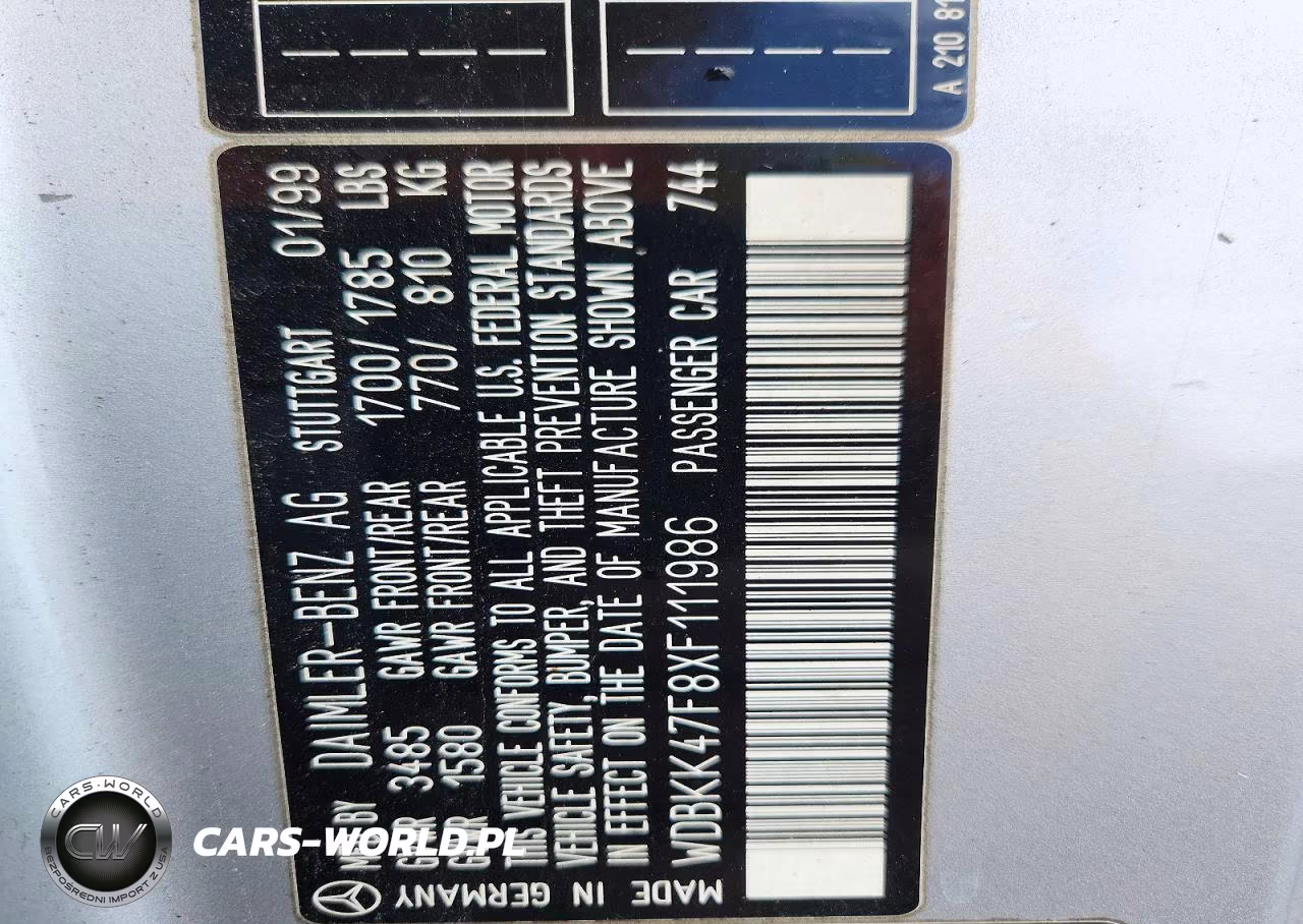 1999 Mercedes-Benz Slk 230 Kompressor VIN:WDBKK47F8XF111986 - 12