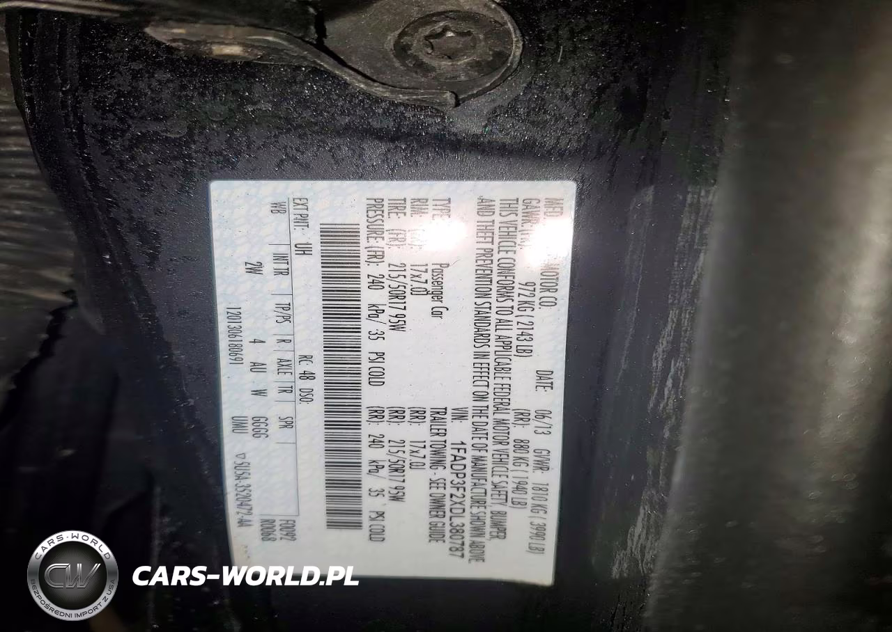 2013 Ford Focus Se VIN:1FADP3F2XDL380787 - 12