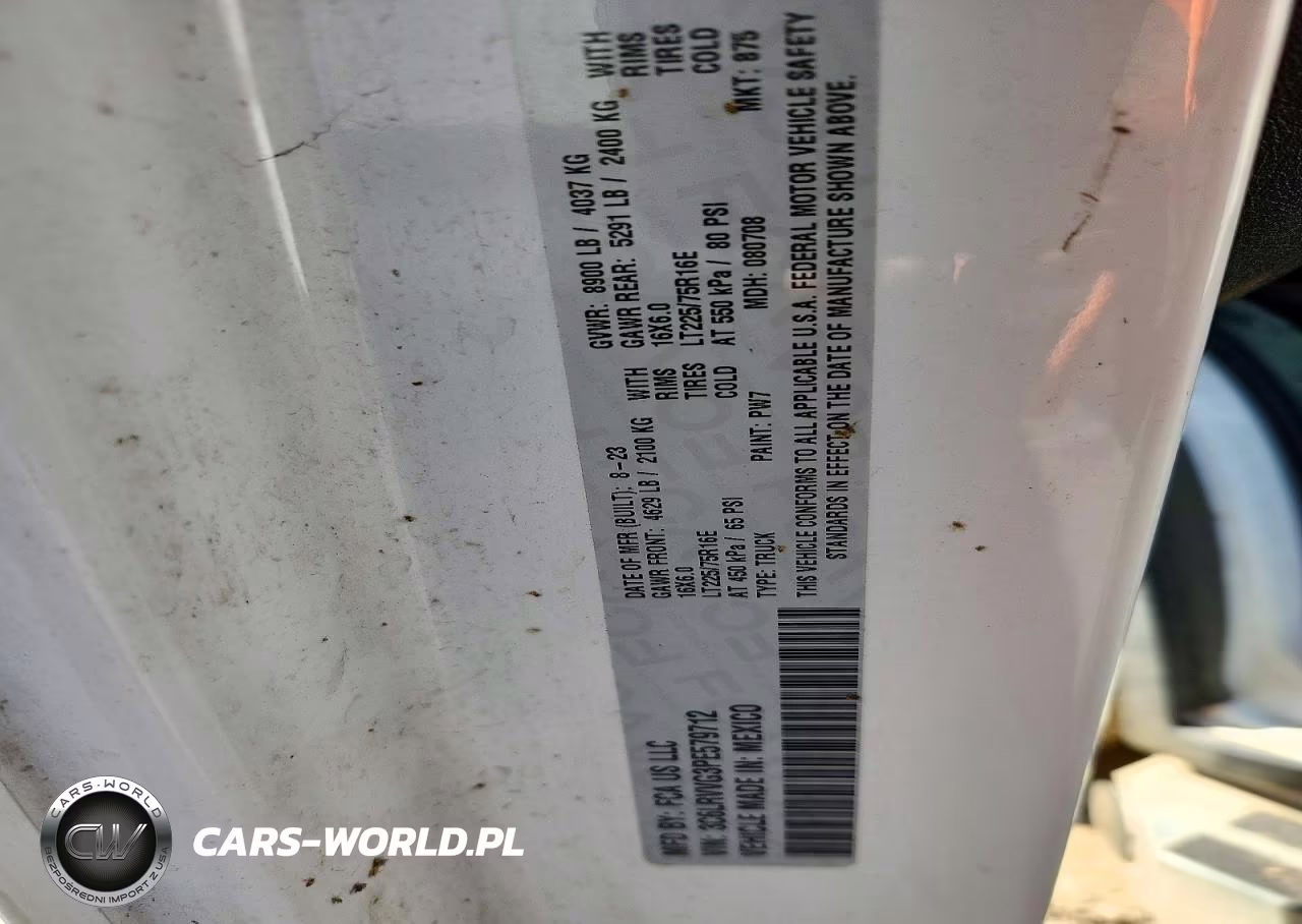 2023 Ram Promaster 2500 Delivery Van VIN:3C6LRVVG3PE579712 - 13