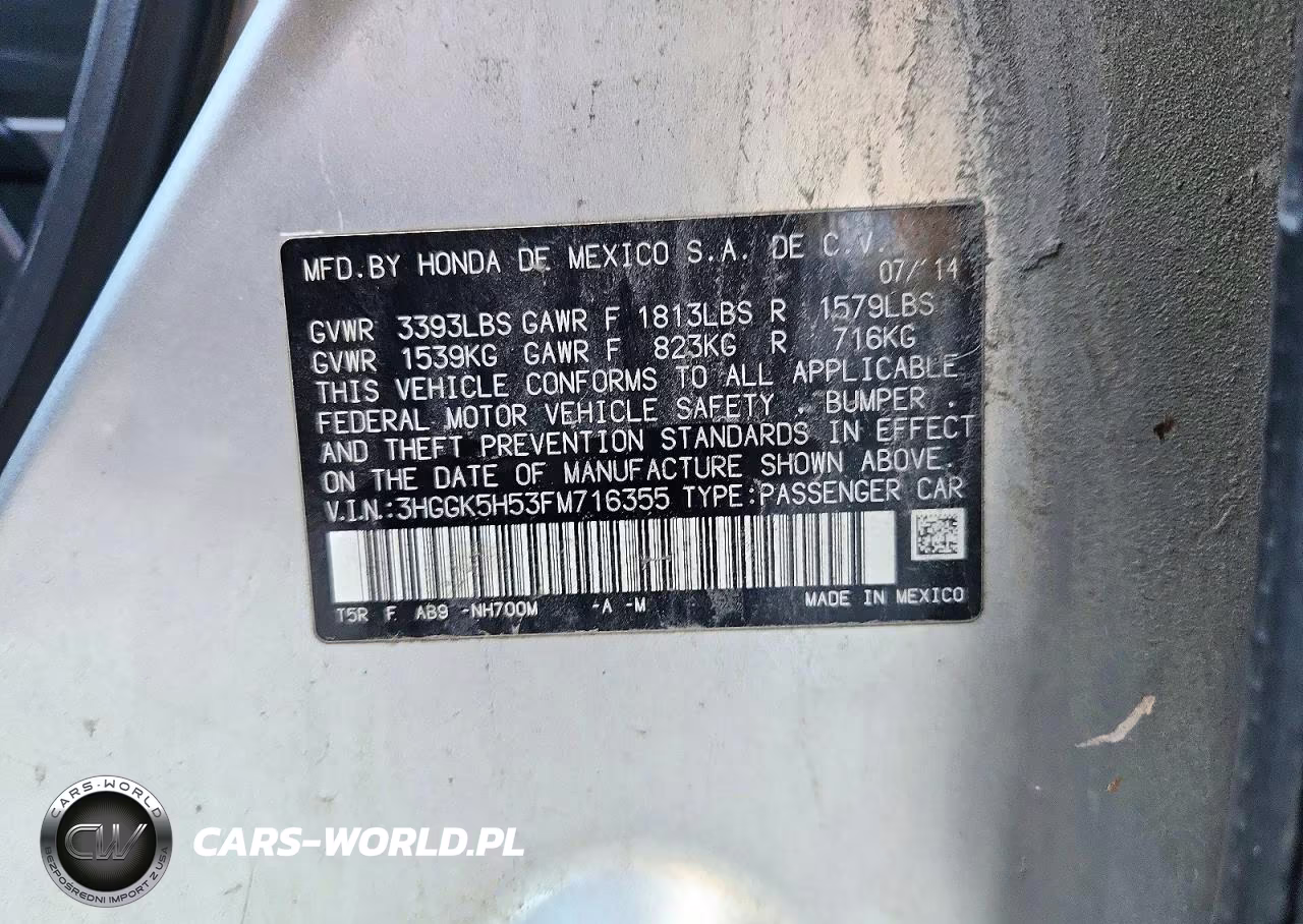 2015 Honda Fit Lx VIN:3HGGK5H53FM716355 - 12