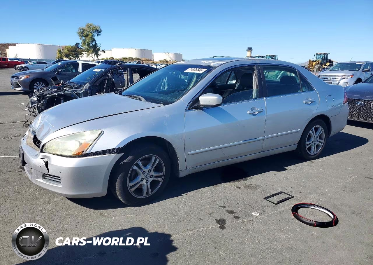 2007 Honda Accord Ex VIN:1HGCM56787A039251 - 1